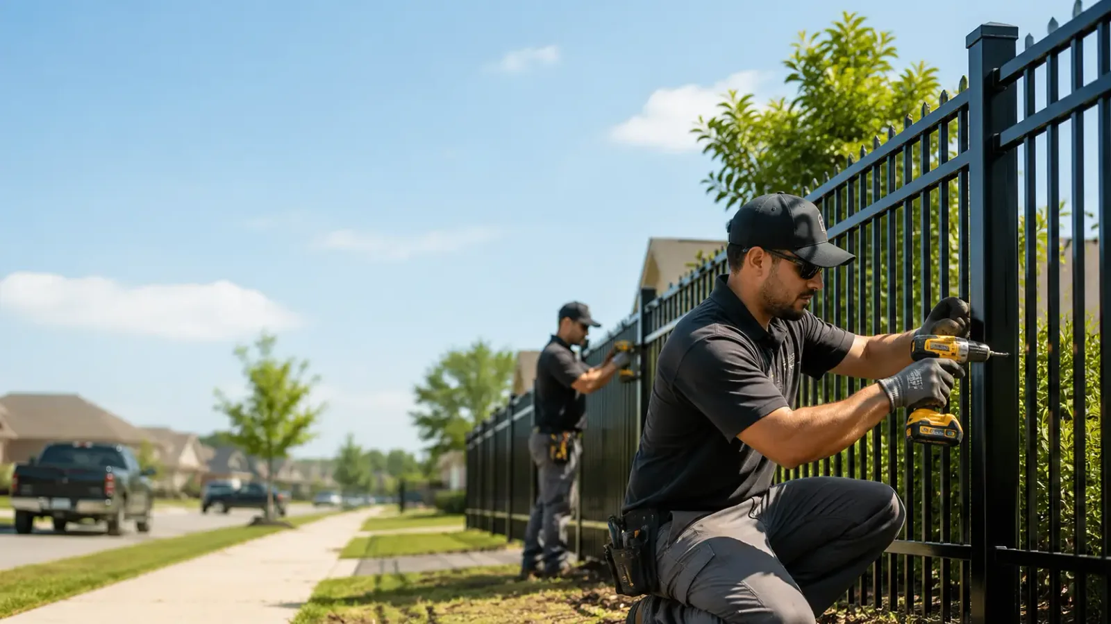 Metal Fence Installation in Simpsonville, KY